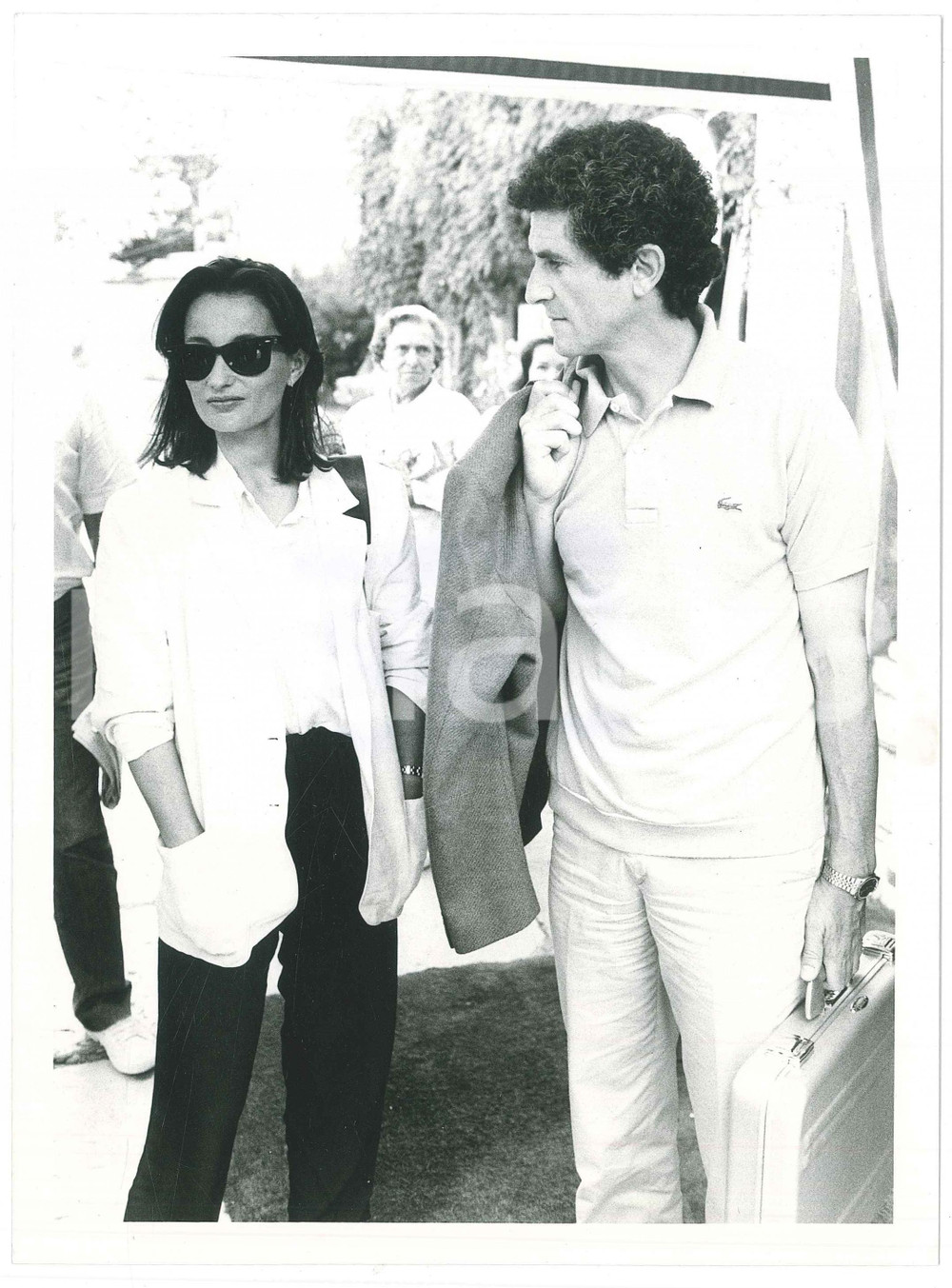 Fotografia d epoca originale 1985 ca CINEMA Claude LELOUCH Evelyn BOUIX Foto 18x24 cm 1