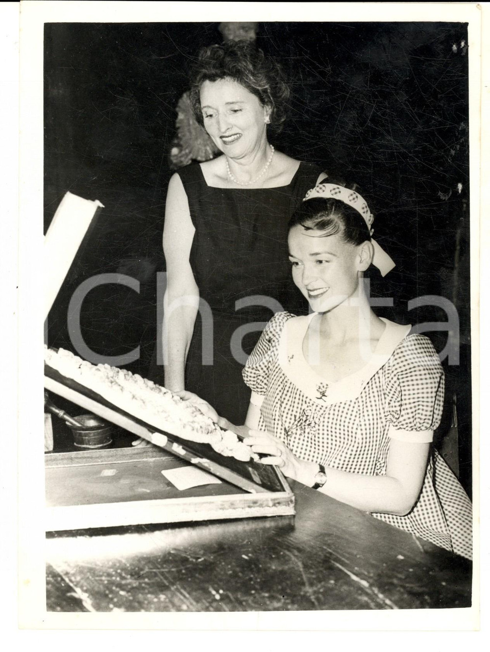 Fotografia d epoca originale 1962 FLORENCE Dorothy HOPE and Kathryn CROSBY on holiday in Italy Photo 1