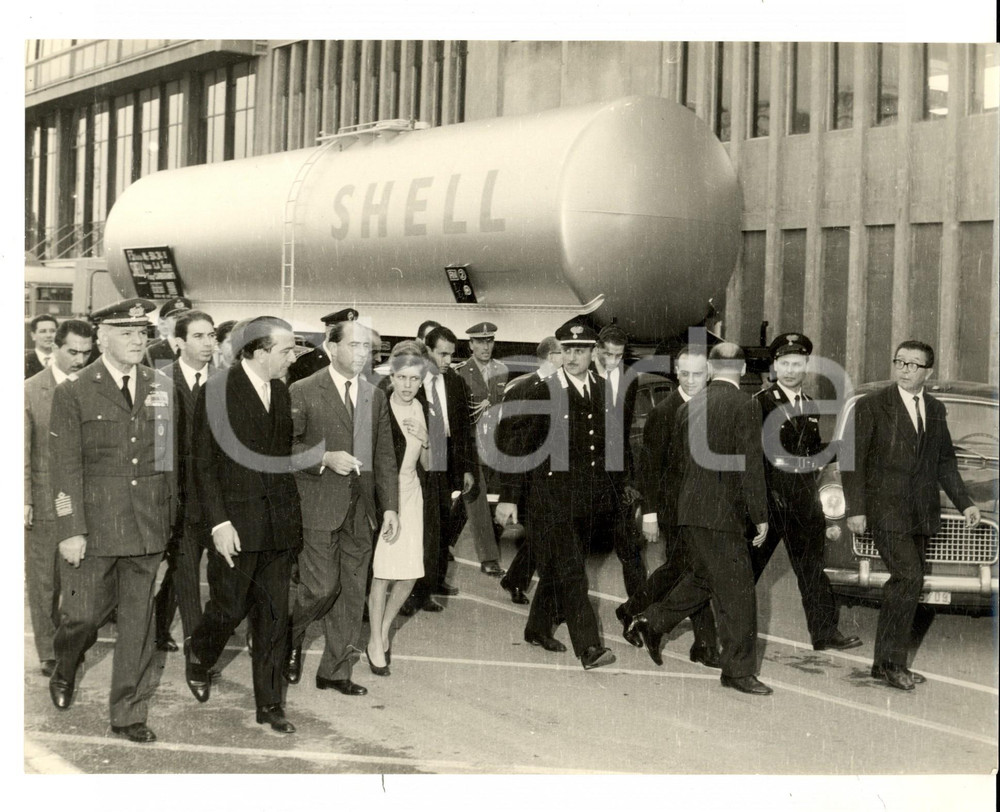 Fotografia d epoca originale 1965 GENOVA Fiera Telecomunicazioni  Giulio ANDREOTTI all inaugurazione Foto 1