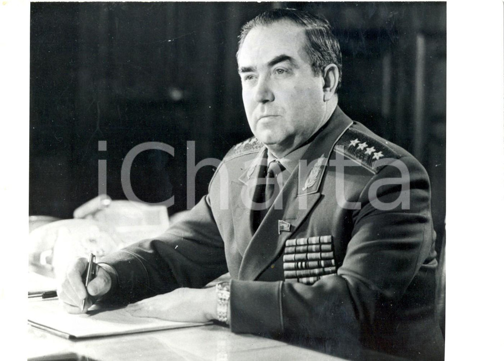 Fotografia d epoca originale 1973 MOSCOW Portrait of Viktor GeorgieviÄ KULIKOV Foto 18x13 cm 1