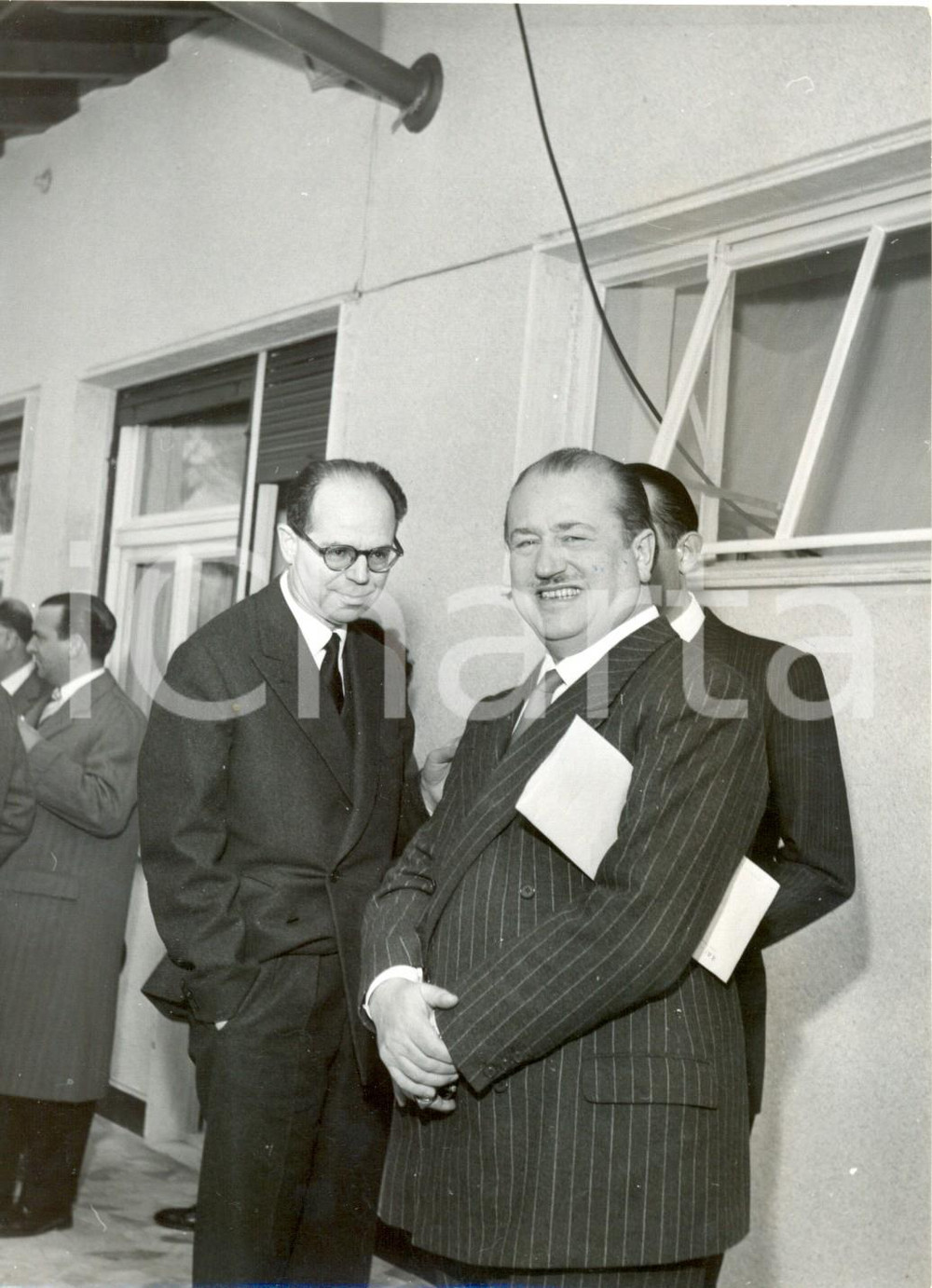 1953 PORTOFINO Cristiano RIDOMI visita il nuovo trasmettitore della RAI GE 1