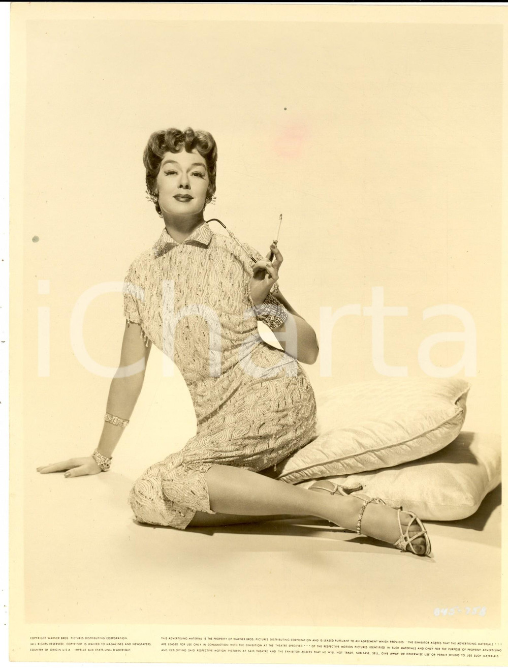 Fotografia d epoca originale 1958 CINEMA USA   Auntie Mame  Rosalind RUSSELL  Fotografia 20x25 1