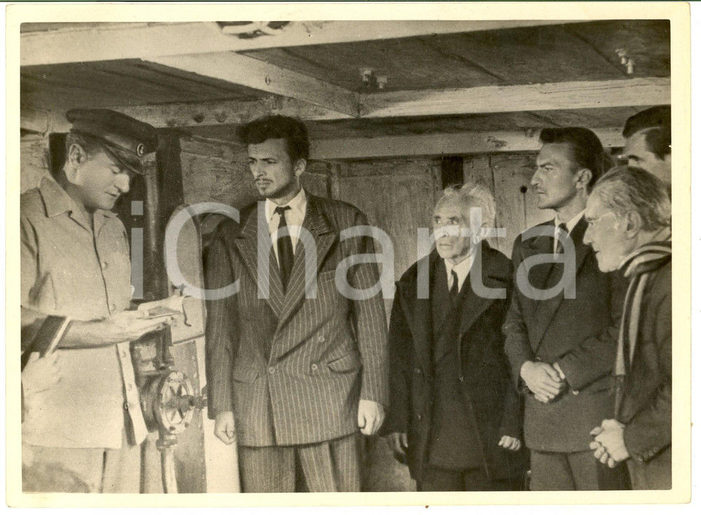 Fotografia d epoca originale 1950 ca SPAGNA CINEMA Film d avventura navale  Foto di bozzetto per locandina 1