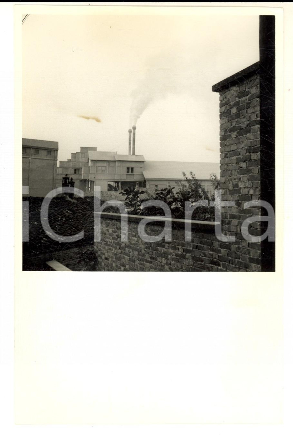 Fotografia d epoca originale 1961 STRADELLA Veduta urbana con cementificio in attivitÃ   Foto PERDUCA 12x18 1