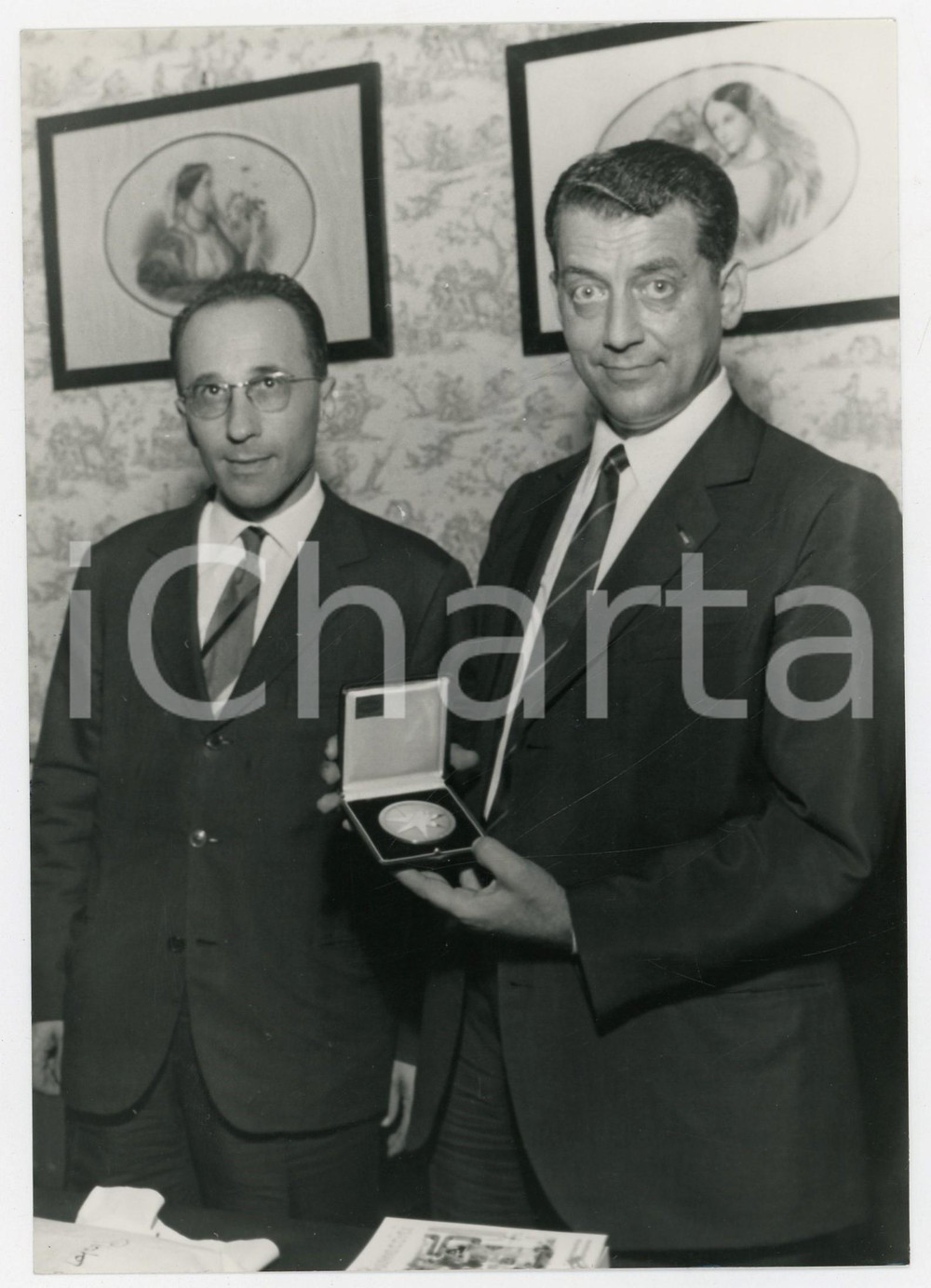 Fotografia d epoca originale 1966 SAN PELLEGRINO TERME Premio Sole d Oro assegnato alla casa editrice BIETTI 1