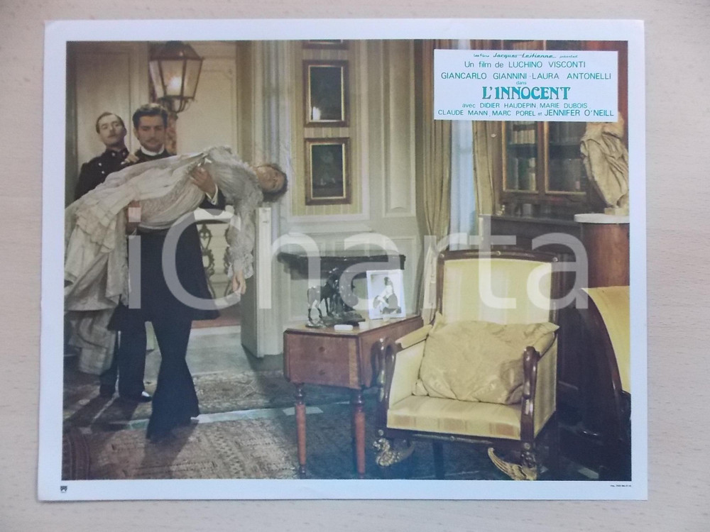 Materiale cinematografico d’epoca 1976 L INNOCENTE Luchino VISCONTI  Laura ANTONELLI Didier HAUDEPIN Lobby card 1