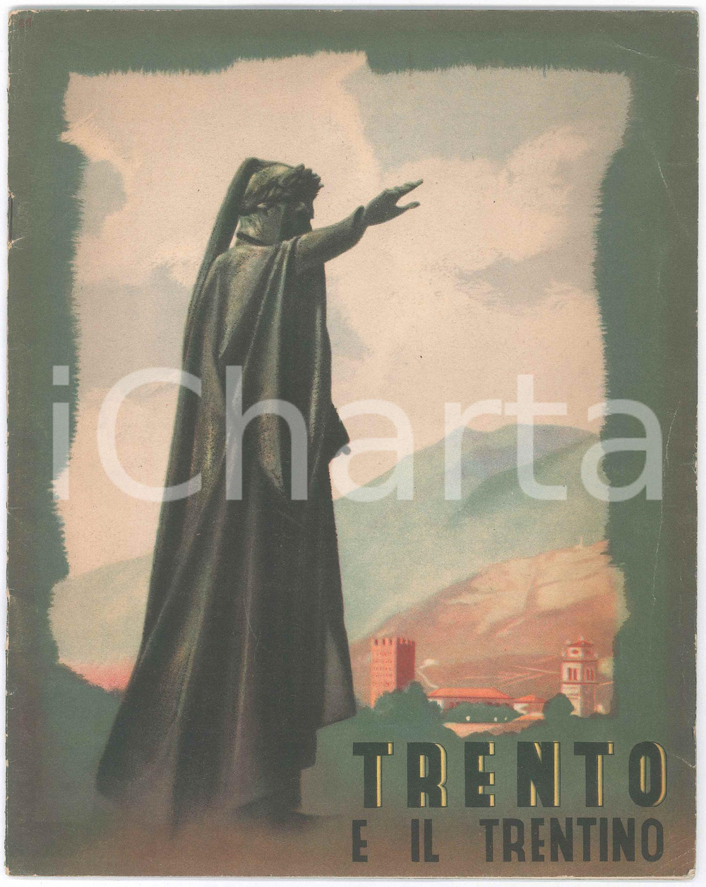 1939 ENIT TURISMO - TRENTO e il Trentino - Pubblicazione ILLUSTRATA 30 pp. Pubblicazione d'epoca, illustrata b/n.PAGINE: 30 FAIR/discreto ondulature e tracce d'uso Formato: 19x24 cm originale e autentica 1
