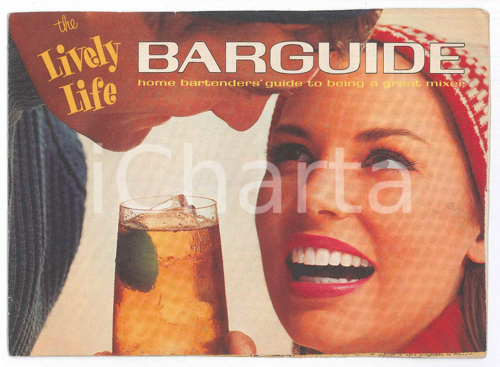 Libro, pubblicazione d epoca 1960 ca USA  SOUTHERN COMFORT Corporation  Barguide  12 p. DAMAGED 1