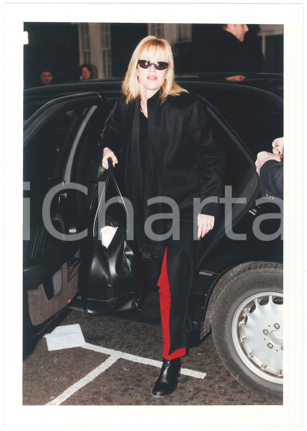 Fotografia d epoca originale 1999 LONDON Old Vic Theatre  Melanie GRIFFITH at The vagina monologues Photo 1