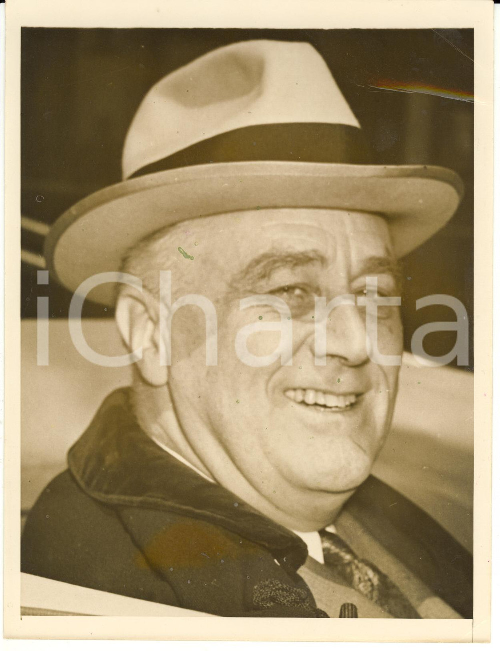 1940 WASHINGTON Franklin D. ROOSEVELT upon his arrival from Warm Springs *Photo