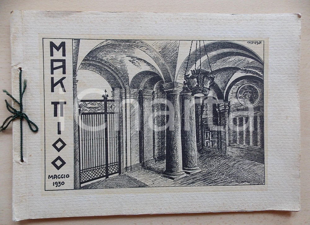 Libro, pubblicazione d epoca Maggio 1930 MAK P 100 Regia Accademia di Fanteria e Cavalleria  Album RARO 1