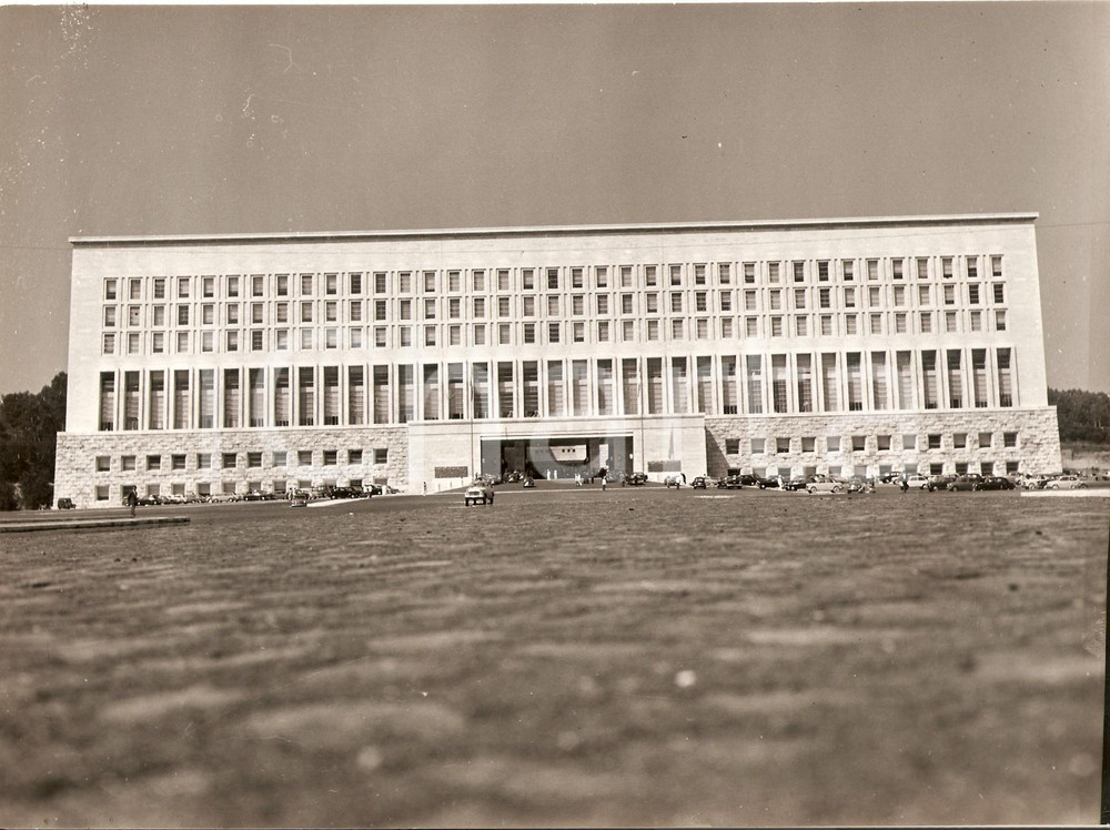 Fotografia d epoca originale 1959 ROMA Il palazzo della FARNESINA il giorno dell inauguarazione Foto 23x17 1