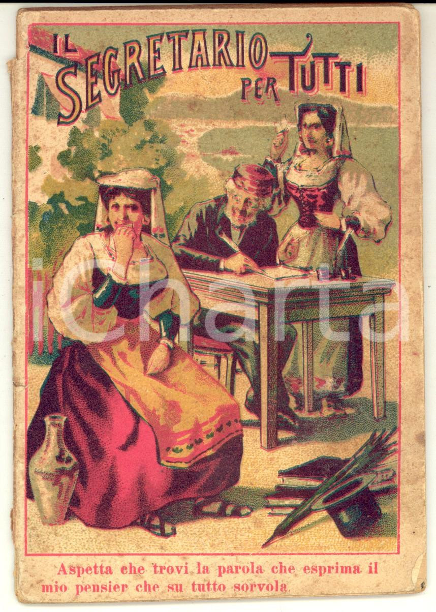 Libro, pubblicazione d epoca 1910 ca TORINO Il segretario per tutti  ovvero modo di scrivere lettere ARNEODO 1