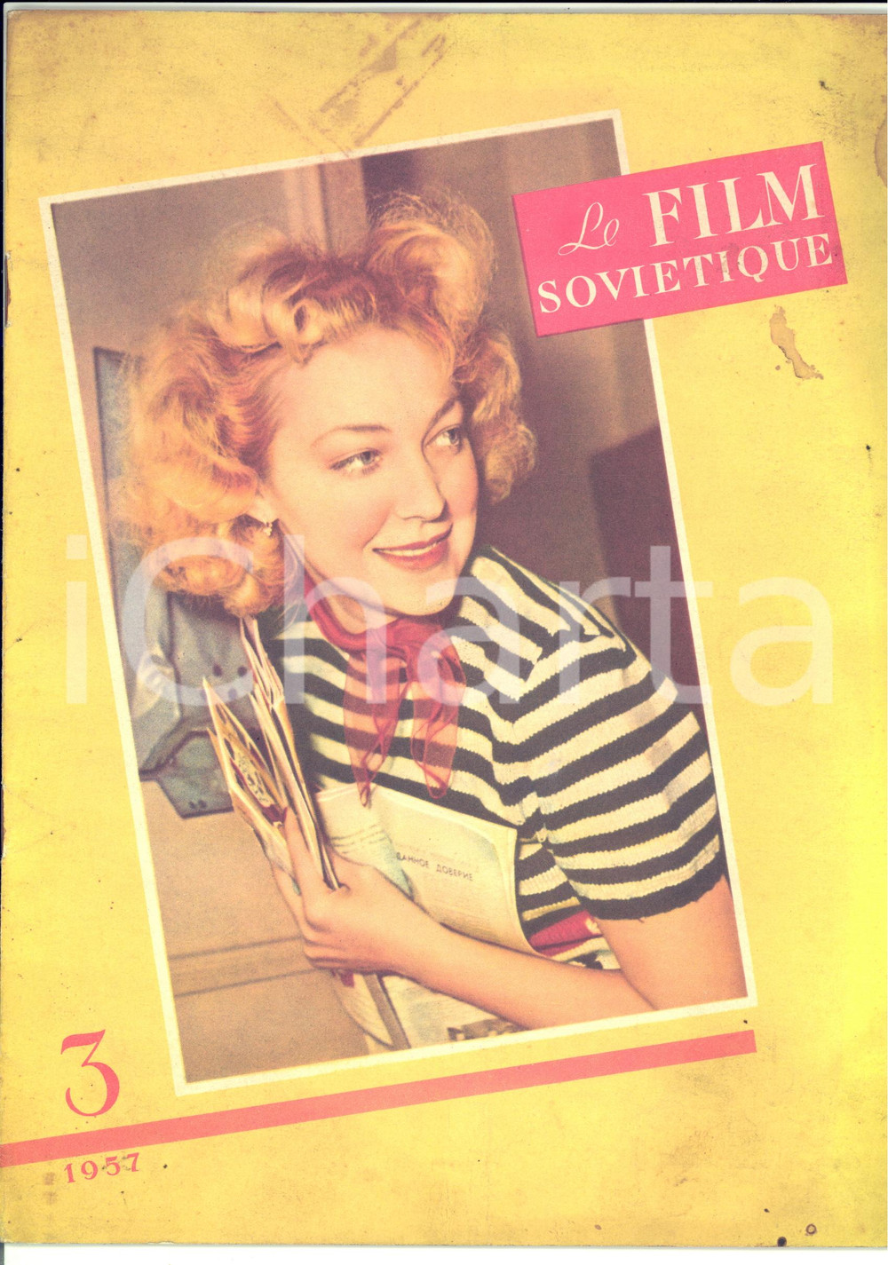 Giornale, rivista storica 1957 LE FILM SOVIETIQUE Le Don paisible Le poÃ¨te  Revue FRANCAIS nÂ° 3 1