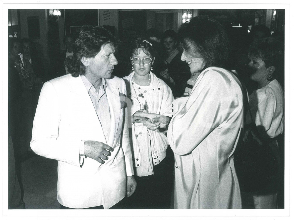 Fotografia d epoca originale 1986 CANNES FILM FESTIVAL Roman POLANSKI Anouk AIMÃ‰E Foto 24x17 cm 1