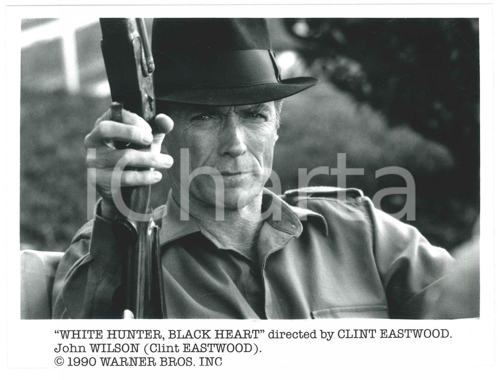 Materiale cinematografico d’epoca 1990 CINEMA  WHITE HUNTER, BLACK HEART Clint EASTWOOD Photo 24x18 cm 1