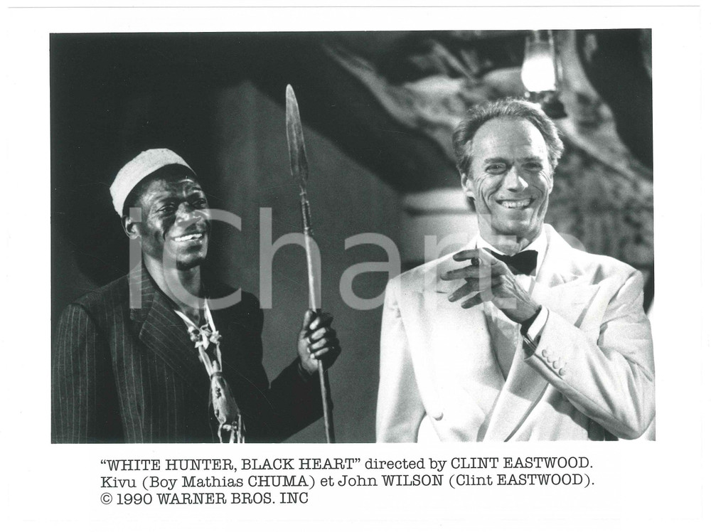 Materiale cinematografico d’epoca 1990 CINEMA  WHITE HUNTER, BLACK HEART Clint EASTWOOD Boy Mathias CHUMA Photo 1