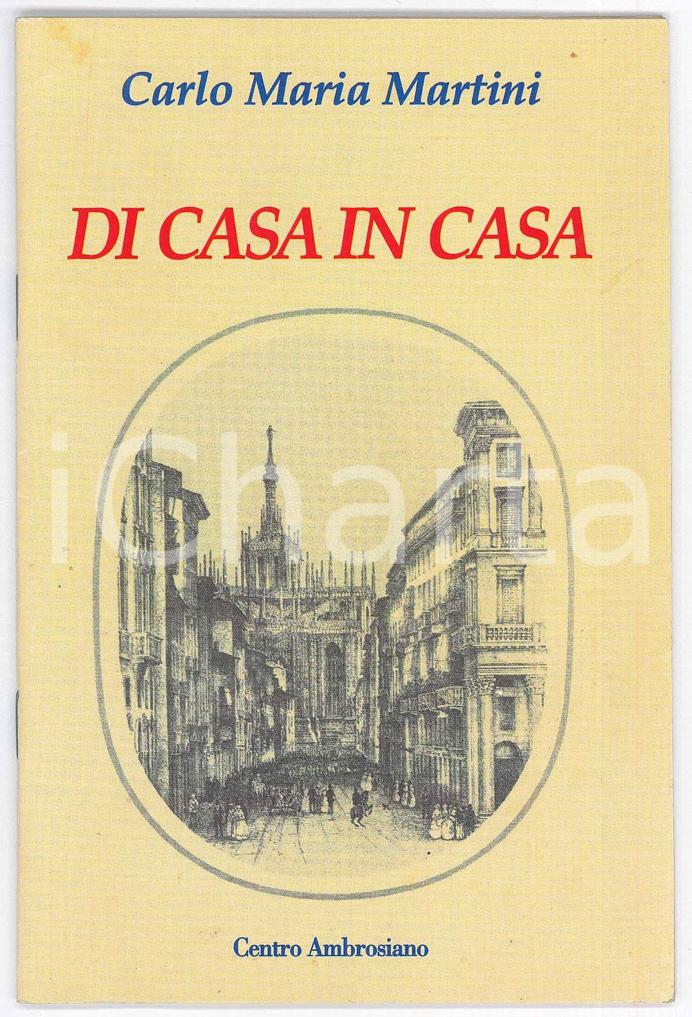Libro, pubblicazione d epoca 1995 Carlo Maria MARTINI Di casa in casa  Centro Ambrosiano 31 pp. 1