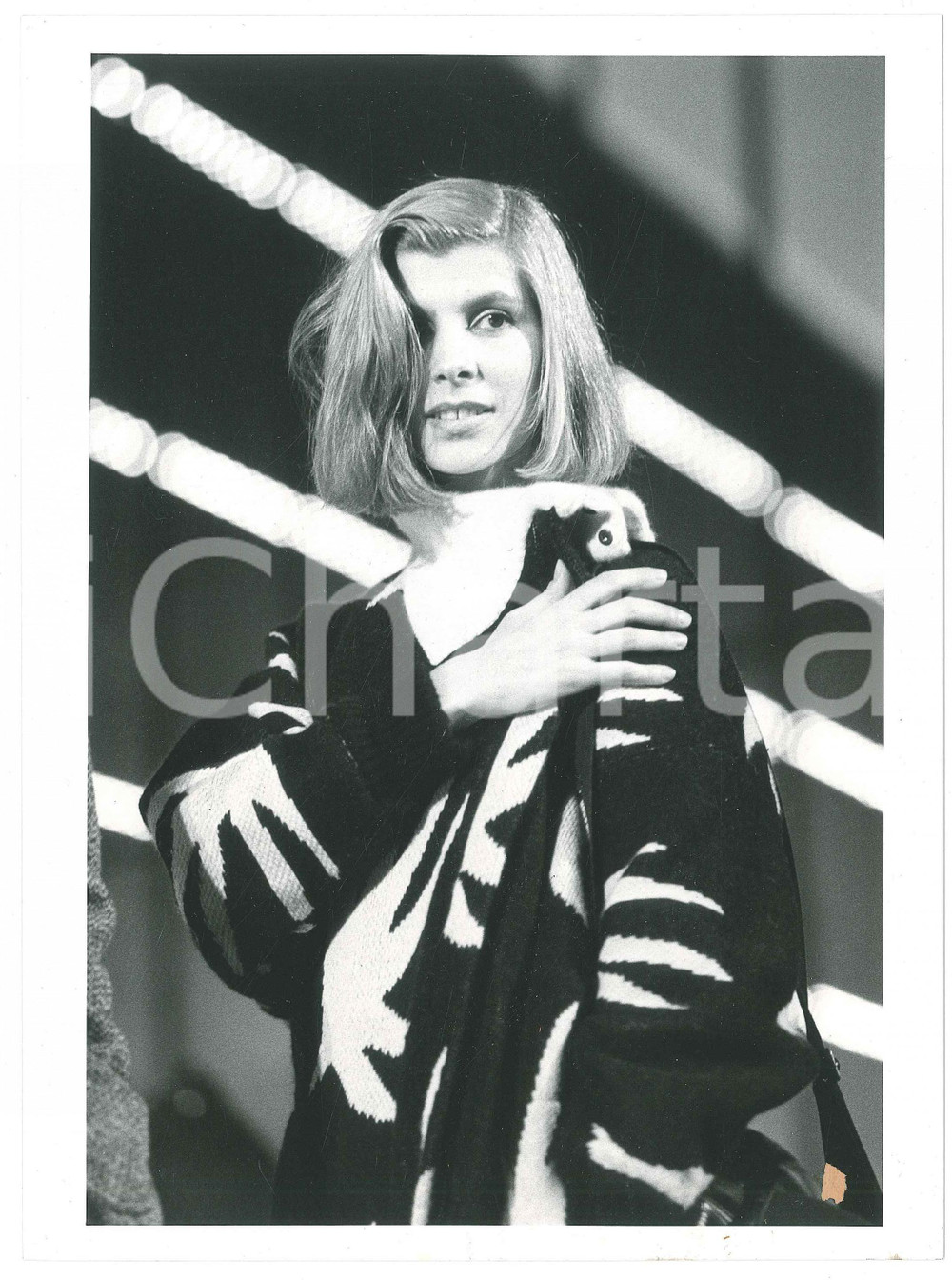 Fotografia d epoca originale 1985 ca COSTUME ITALIA Cantante Marisa SANNIA  Ritratto  Foto 18x24 cm 1 1