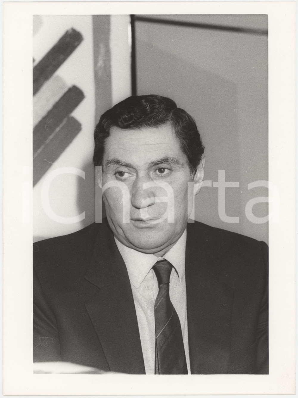 Fotografia d epoca originale 1985 ca POLITICA  DEMOCRAZIA CRISTIANA  Nicola MANCINO  Foto 2 1