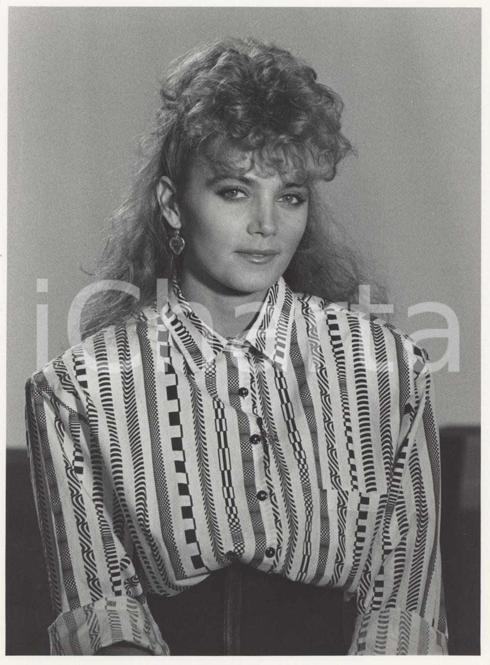 Fotografia d epoca originale 1985 ca RAI 2 Moda  Giovanna MALDOTTI conduttrice  Foto 4 1