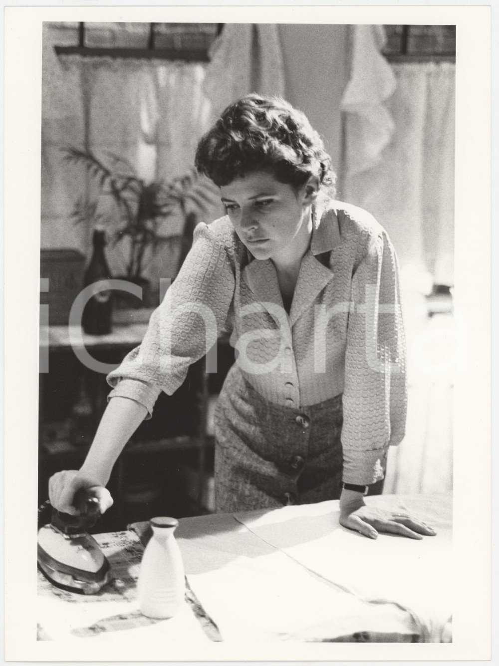 Fotografia d epoca originale 1985 RAI Un cappello pieno di pioggia Pamela VILLORESI Foto 14x28 cm 4 1