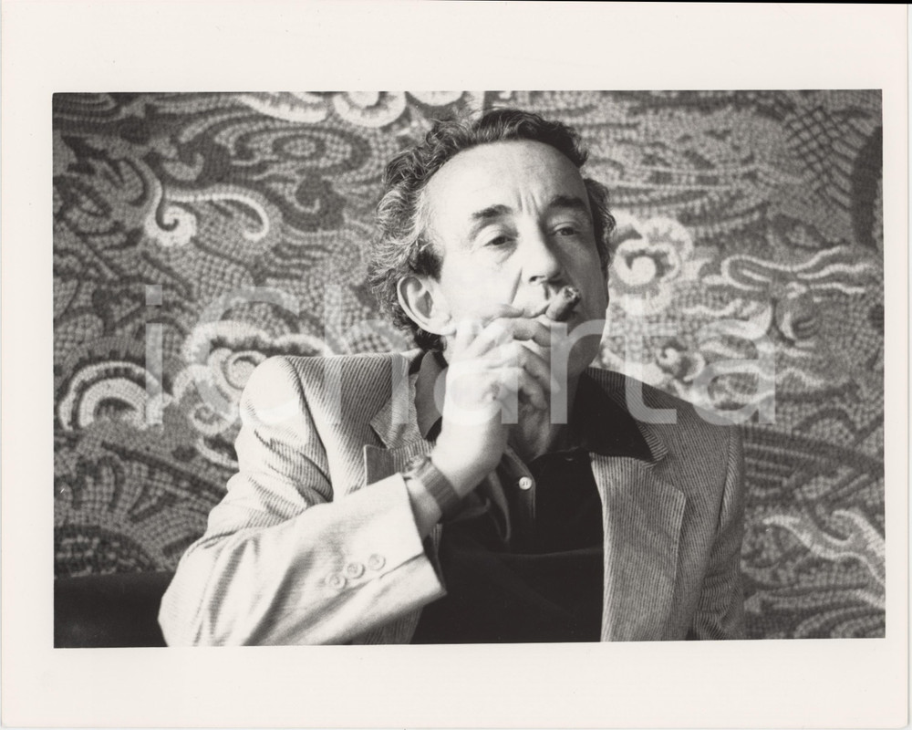 Fotografia d epoca originale 1987 VENEZIA Mostra del Cinema  Louis MALLE fuma un sigaro  Foto 25x20 cm 3 1