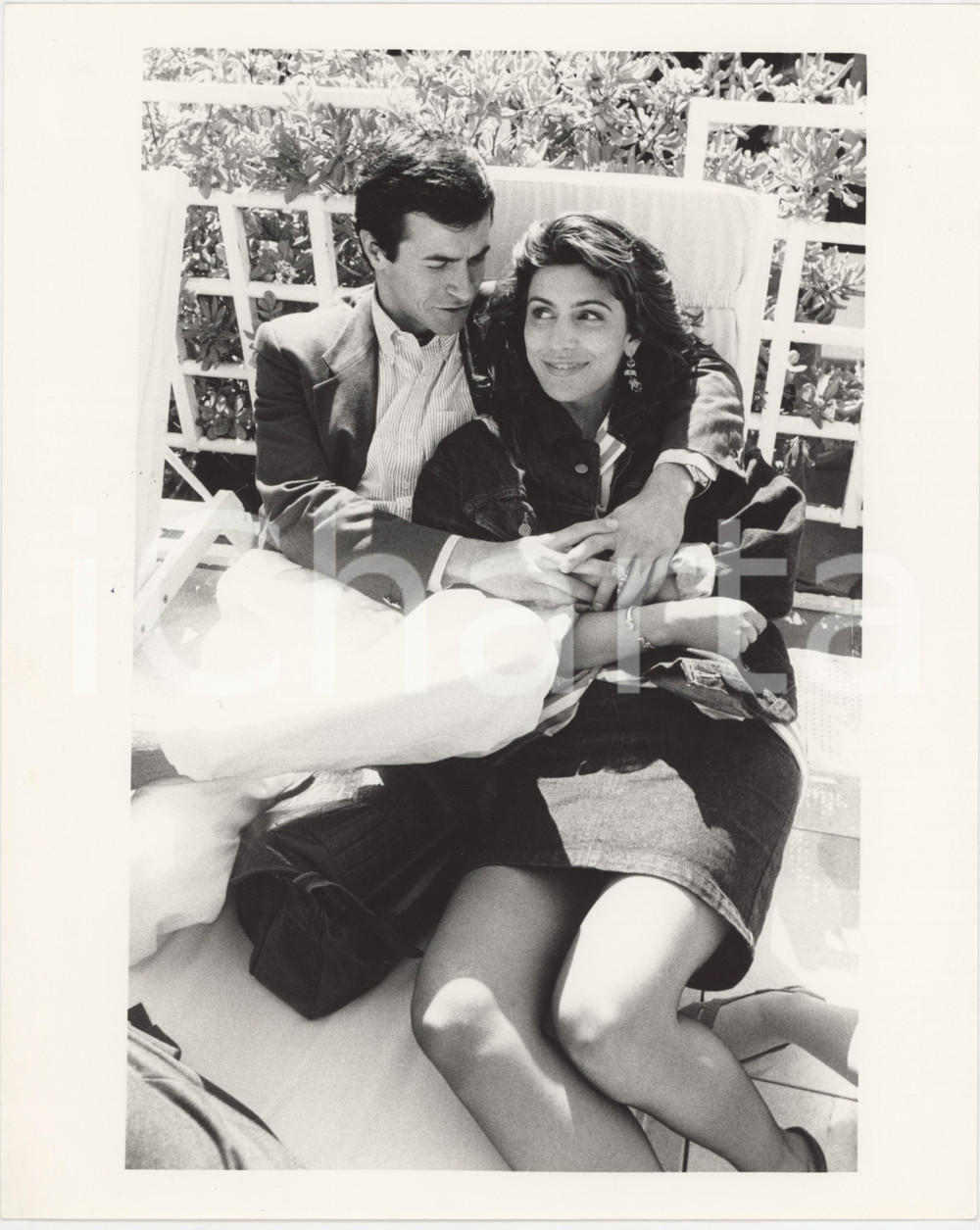 1985 ca ITALIA - CINEMA Jo CHAMPA Andrea OCCHIPINTI Foto 20x25 cm (1)