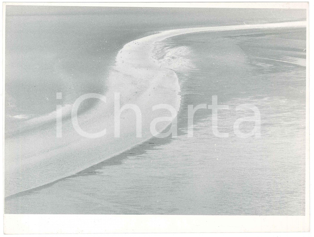 Fotografia d epoca originale 1963 MONT SAINTMICHEL FRANCE Bassa marea  Foto ARTISTICA 24x18 cm 1