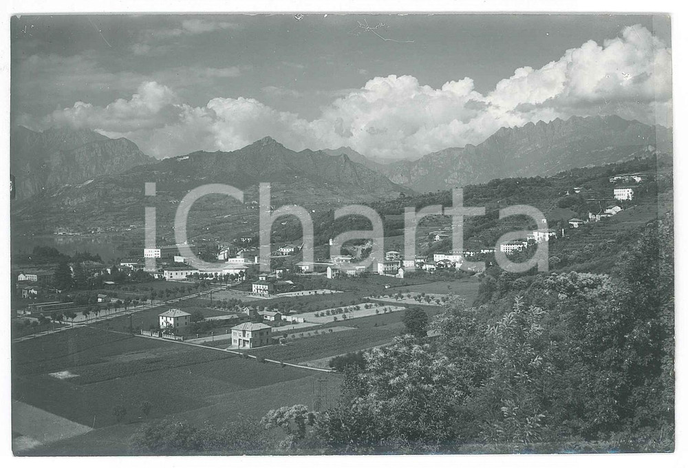 Fotografia d epoca originale 1950 ca LOMBARDIA  BRIANZA  OGGIONO Veduta panoramica Fotografia 15x9 cm 1
