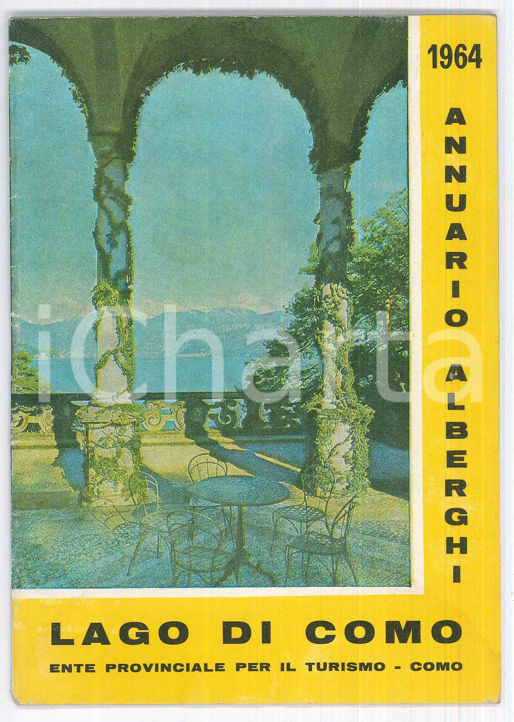 Materiale pubblicitario d’epoca 1964 TURISMO  LAGO DI COMO  Annuario alberghi 40 pp. 1