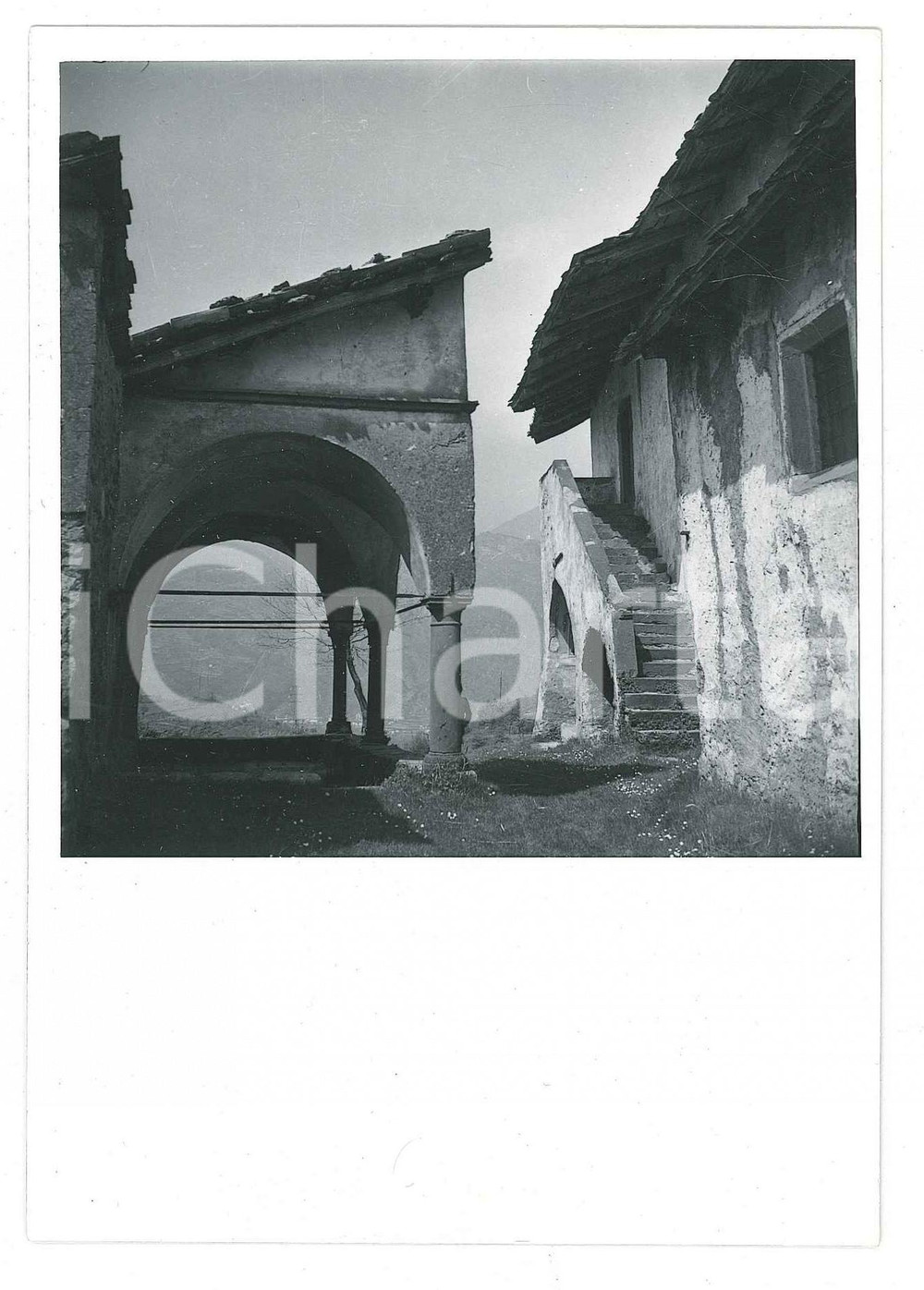 Fotografia d epoca originale 1970 ca BERZO INFERIORE BS Chiesa di SAN LORENZO 2 Foto artistica 10x15 cm 1