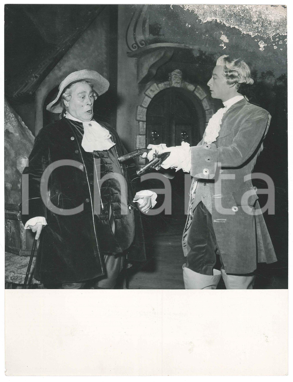 1965 ca ROMA TEATRO Carlo D'ANGELO - Scena di duello *Foto DANNEGGIATA