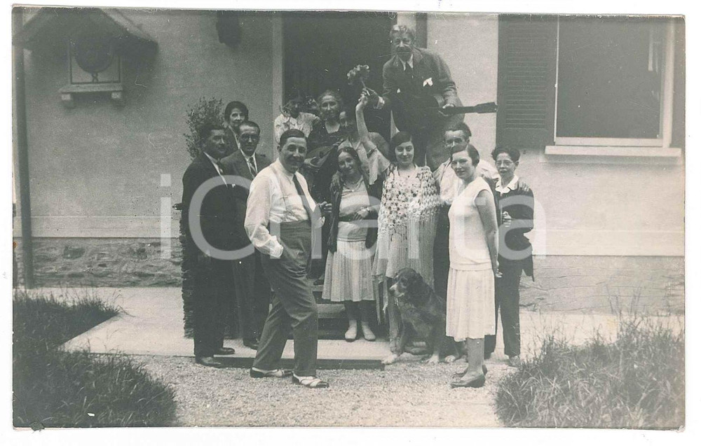 Fotografia d epoca originale 1930 GIGNESE La Nuova PARUSCIOLA  Villa Ristorante SAVOIA  Famiglia 4 Foto 1