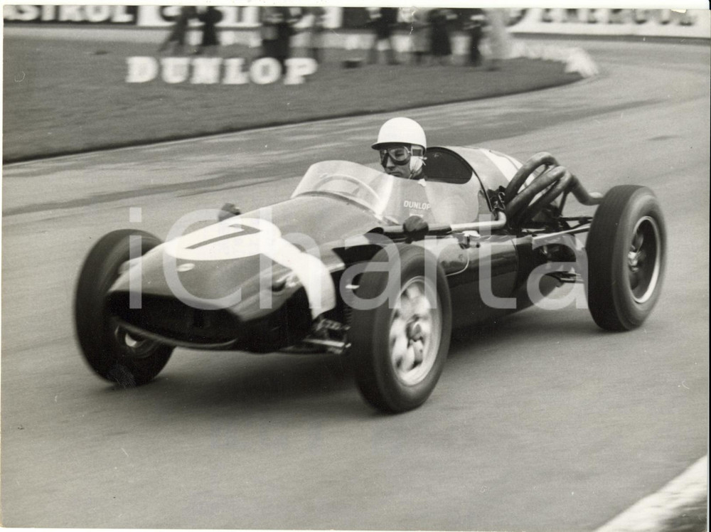 1959 AINTREE Stirling MOSS at the wheel of the new COOPER BRM - Photo 20x15 cm