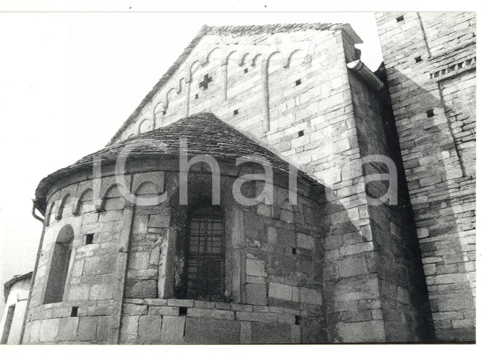 Fotografia d epoca originale 1980 VILLADOSSOLA VB Chiesa di San Bartolomeo  Scorcio della facciata Foto 1