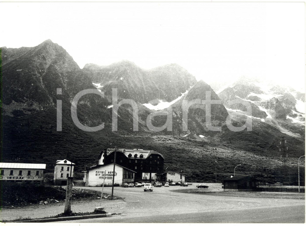 Fotografia d epoca originale 1977 PASSO DEL TONALE Veduta dell Albergo Hotel Savoia Fotografia 18x13 cm 1