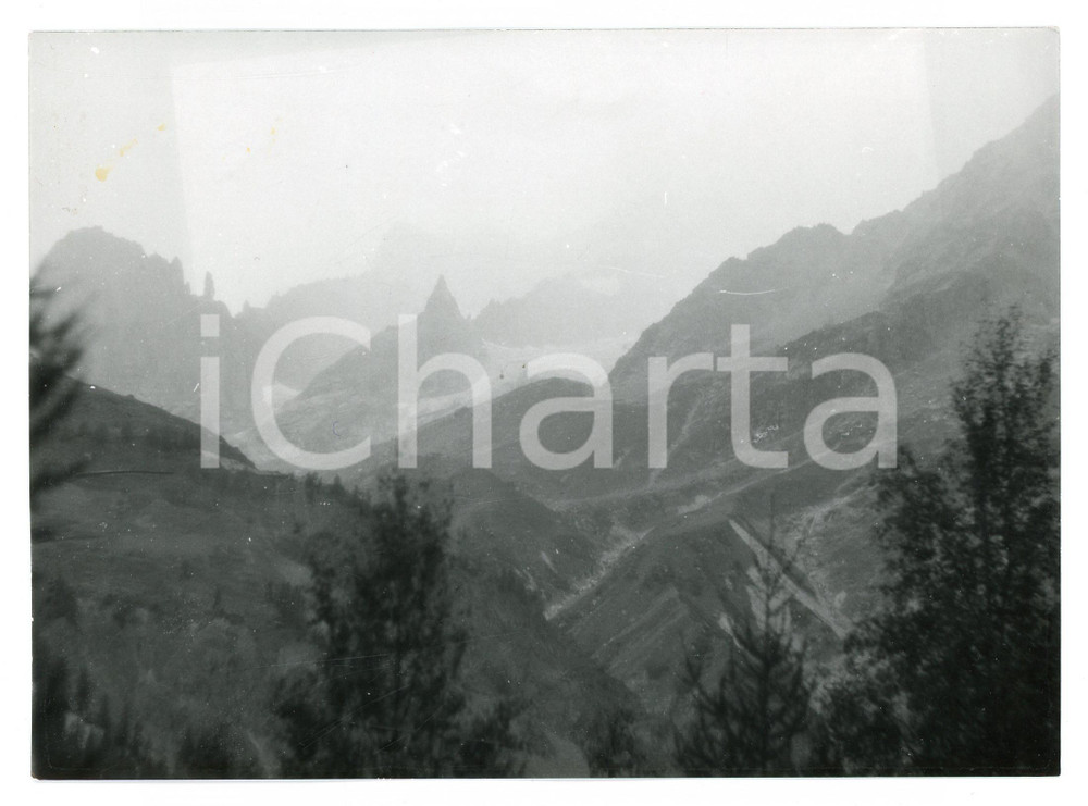 Fotografia d epoca originale 1976 VAL FERRET  VALLE D AOSTA Panorama  Foto 17x13 cm 1