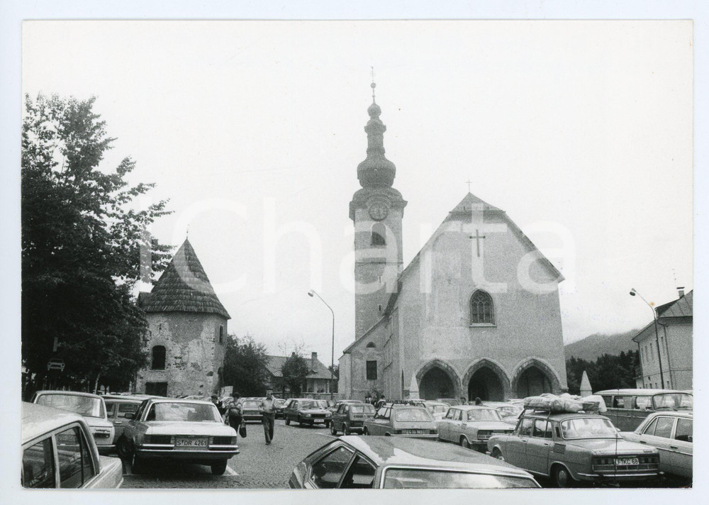 Fotografia d epoca originale 1979 TARVISIO UD Chiesa dei Santi Pietro e Paolo  Foto 17x13 cm 1