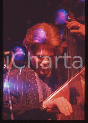 Fotografia d epoca originale Kyle EASTWOOD  MILAN Jazz bassist Performance 1999 ca  35 mm vintage slide 17 1