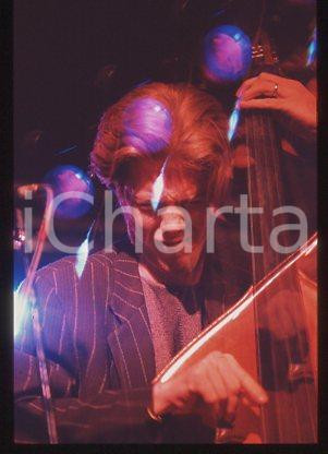 Fotografia d epoca originale Kyle EASTWOOD  MILAN Jazz bassist Performance 1999 ca  35 mm vintage slide 18 1