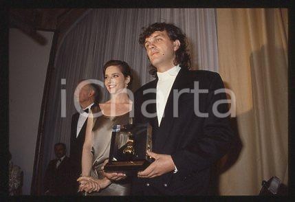 Fotografia d epoca originale Isabella ROSSELLINI Emir KUSTURICA  CANNES Festival 1989 35mm vintage slide 17 1