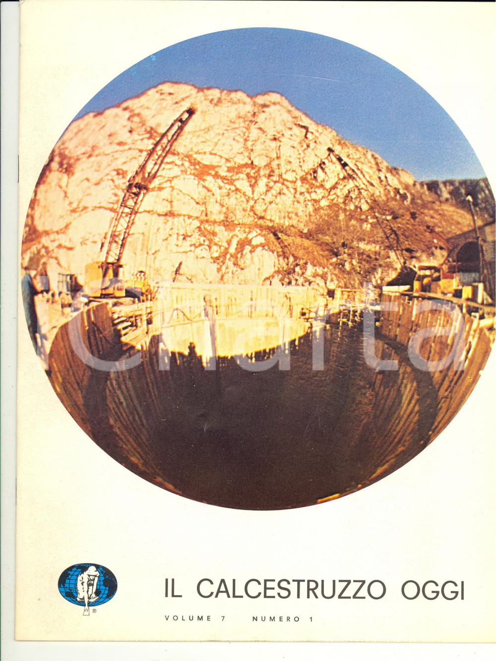 Giornale, rivista storica 1974 IL CALCESTRUZZO OGGI La sopraelevata di Alba  Rivista vol. 7 nÂ° 1 1