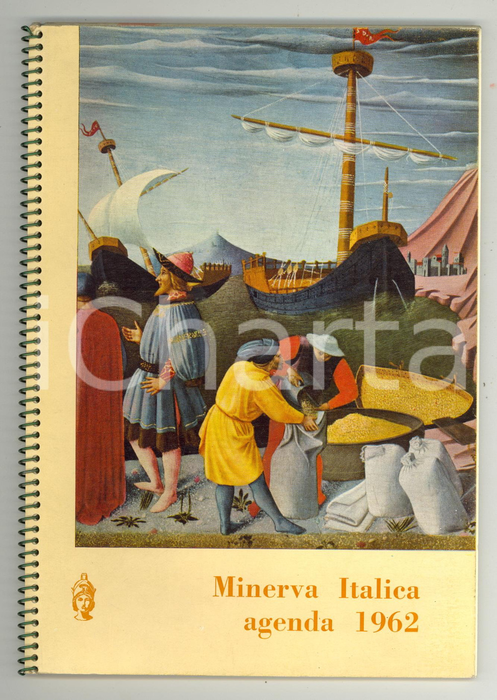 1962 MINERVA ITALICA Beato Angelico - Agenda illustrata Agenda d'epoca. FORMATO: 15x22 cm  CONDIZIONI: G    originale e autentica 1