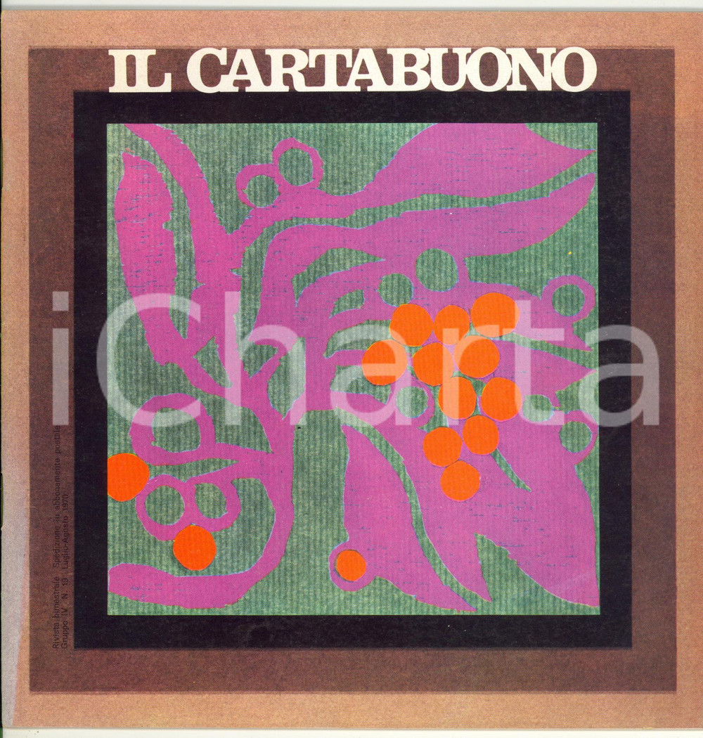 Giornale, rivista storica 1970 IL CARTABUONO Incontro con Jean Paul Belmondo  Rivista  n° 19 1
