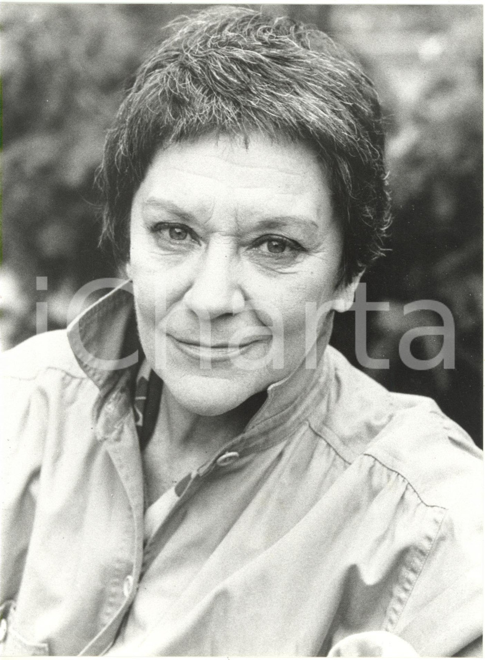 1980 ca TEATRO - María CASARÈS - Ritratto dell'attrice *Foto 18x24 cm