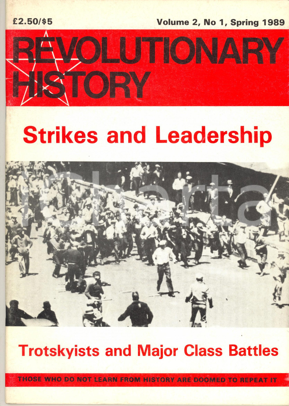 Giornale, rivista storica 1989 REVOLUTIONARY HISTORY The Renault Strike of 1947  nÂ° 1 1
