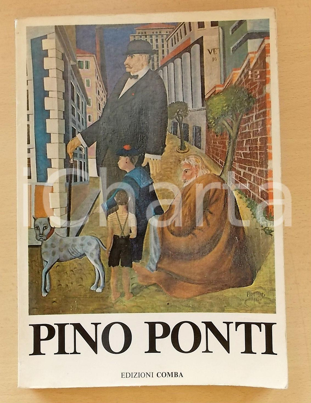 Libro, pubblicazione d epoca 1976 AA. VV. Pino PONTI  Cinquant anni di pittura italiana Ed. COMBA 1