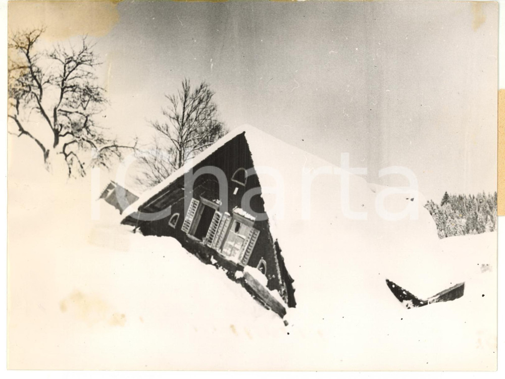 Gennaio 1954 BLONS Abitazione sepolta da una valanga *Foto 20x15