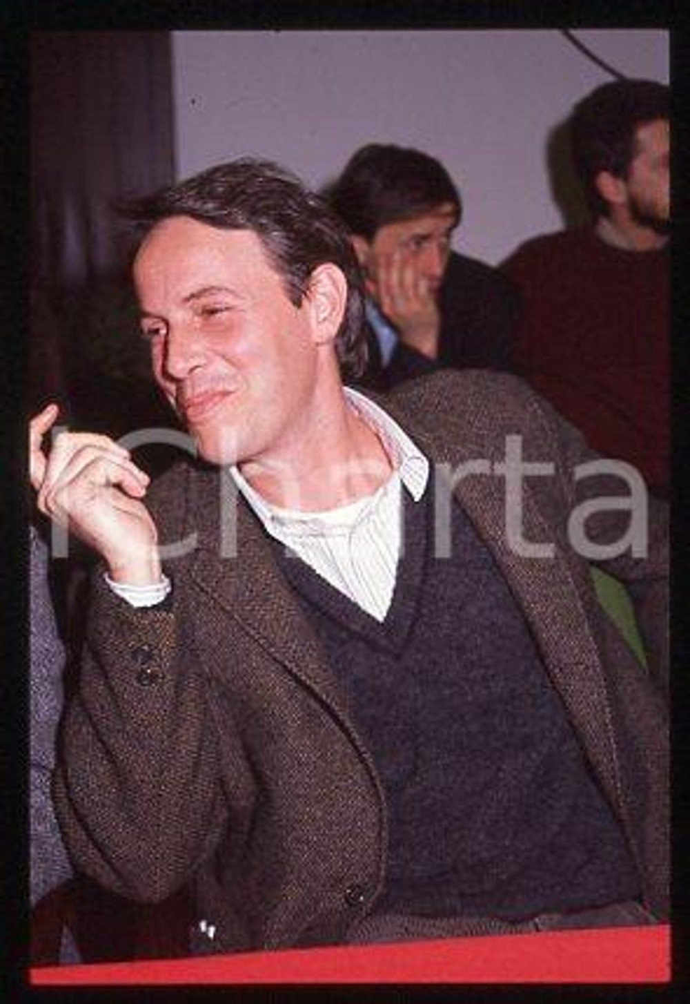 Marco FUMAGALLI - PCI Italian politician Portrait 1990 ca *35mm vintage slide 12